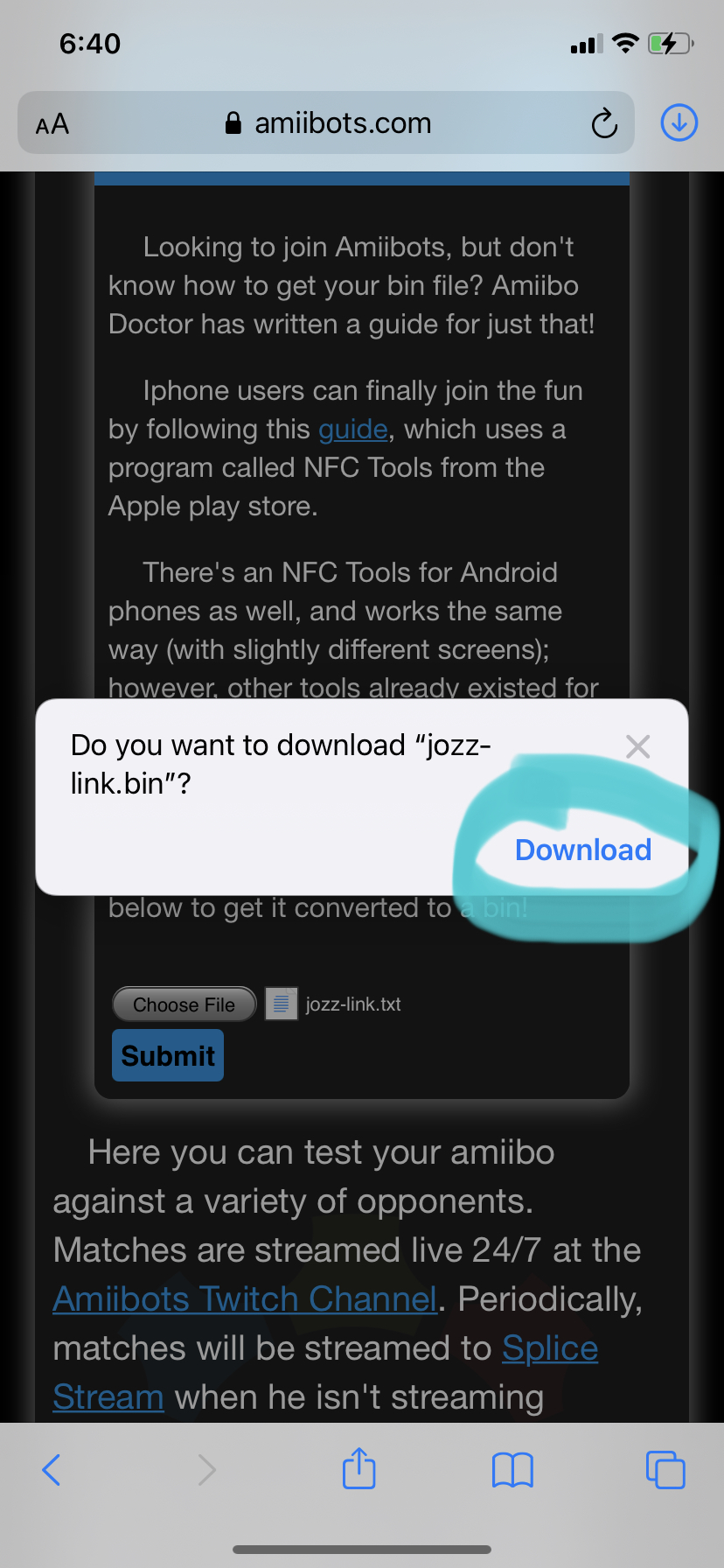 How to use an iPhone to get amiibo bin files Explained Simply, No